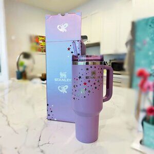 NEW! Stanley Olivia Rodrigo Lavender Starry Travel Tumbler with Handle
